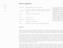 Tablet Screenshot of jagielska.com